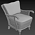 Cozy Wicker Armchair 3D model small image 4