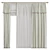 Sleek Curtain Design 3D model small image 1