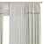 Sleek Curtain Design 3D model small image 2