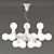 Elegant Molecular Light Fixture 3D model small image 2