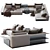 Modern Westside Sofa for Stylish Comfort 3D model small image 2