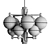 Andros Suspension Lamp: Sleek and Modern Lighting Fixture 3D model small image 4