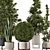 Ferm Living Bau Pot Large - Indoor Plants 3D model small image 3