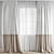 Poly Curtain 3D Model 3D model small image 1
