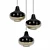 Elegant Glass Pendant Light 3D model small image 1