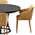 Potocco Concha Dining Set: Modern Elegance in Every Bite! 3D model small image 3