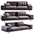 Contemporary Naviglio Sofa: Ultimate Comfort & Style 3D model small image 1