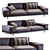 Contemporary Naviglio Sofa: Ultimate Comfort & Style 3D model small image 2