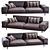 Contemporary Naviglio Sofa: Ultimate Comfort & Style 3D model small image 3