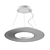 Iris H596 Pendant: Striking Minimalist Design 3D model small image 3