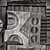 Title: Hieroglyphic Cube Panel - Elegant Decorative Accent 3D model small image 3