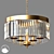 Flickering Glass Chandelier - Elegant and Stylish 3D model small image 1