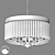 Flickering Glass Chandelier - Elegant and Stylish 3D model small image 2