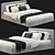 West Elm Newport Bed: Sleek and Stylish Sleeping Solution 3D model small image 1