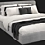 West Elm Newport Bed: Sleek and Stylish Sleeping Solution 3D model small image 2