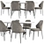 Mida Chair & Slot Table: Versatile Elegance 3D model small image 1