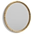 Nogu Round Rattan Mirror 3D model small image 1