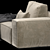 Sleek Designer Sofa for Modern Interiors 3D model small image 4