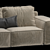Sleek Designer Sofa for Modern Interiors 3D model small image 6