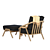 Minimalist KATAKANA Armchair 3D Model 3D model small image 10