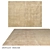 Luxury Silk and Wool Blend Double Carpet 3D model small image 1