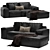 Elegant Designer Sofa for Modern Interiors 3D model small image 2