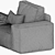 Elegant Designer Sofa for Modern Interiors 3D model small image 6