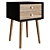 Sleek Nightstand: Latitude Run's Headly Stand 3D model small image 2