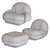 Elegant Pacha Lounge Chair 3D model small image 5