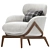 Elevate Your Comfort with Elysia Lounge Chair 3D model small image 1