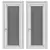 Modern Poly Door: 161 3D model small image 2