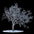 Snowy Winter Apple Tree 3D model small image 1