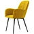 Modern Fallon Accent Chair - Queer Eye 3D model small image 3