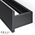 Sleek Felli Eles Shelf 3D model small image 14