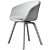 Hay AAC 23 Chair: Sleek Design for Modern Spaces 3D model small image 3