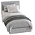 Luxurious LAMBERT Bed - FENDI 3 3D model small image 2