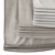 Roman Textured Curtains - Gray & Beige 3D model small image 3