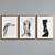 Modern Dog Picture Frame Set 3D model small image 2