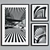 Modern Contrast Picture Frame Set 3D model small image 2