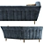 Elegant Diamante Sofa 3D model small image 4