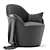 Sleek and Stylish B&B Italia HARBOR Armchair 3D model small image 1