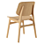 Vintage Soborg Wood Base Chair 3D model small image 2