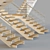 Wooden Stairs with Glass Railings 3D model small image 2