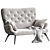 KALEIDOS Modern 2-Seater Sofa 3D model small image 1