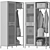 Elegant Hall Tree Coat Rack 3D model small image 5