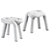 Uniquely Curved Moustache Stool 3D model small image 2