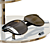 Dior Flag 1 Black Sunglasses: Stylish Store Display 3D model small image 5