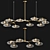 Ethereal Glow: Raita Chandelier 3D model small image 1