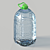 Reusable Water Bottle with Customizable Label 3D model small image 5