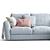 ComfortMax Chaise Sofa 3D model small image 5